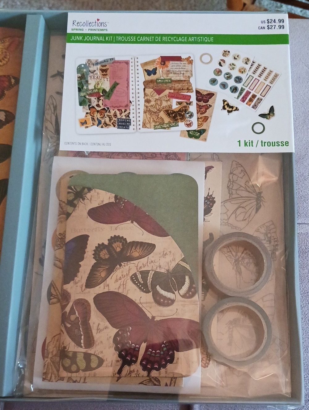 Butterfly Themed Journaling Kit~ New in box - Picture 4 of 5